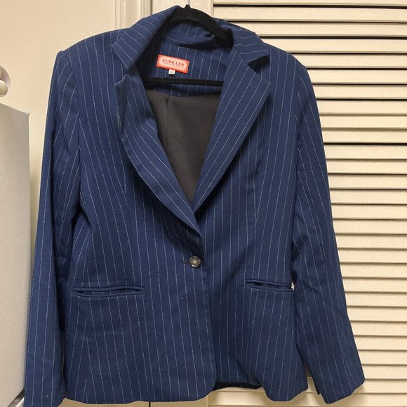 Fung Lan & Co. Opening Ceremony size 8 Pinstripe Blazer - Picture 2 of 7